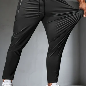 Men's Fitness Pants Zippered Pockets