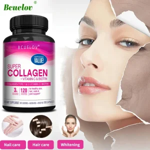 Collagen + Vitamin C plus Biotin, Anti-Aging Support