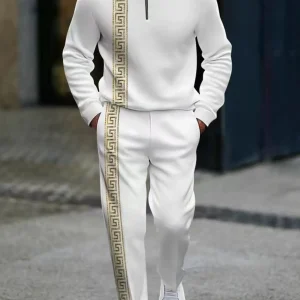 2-piece  long-sleeved top and long pants set