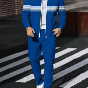 2-piece long-sleeved top and long pants set