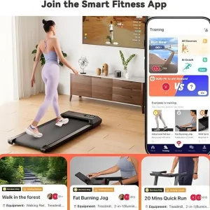 2-in-1 Home/Office 2.5 HP Walking Treadmill.