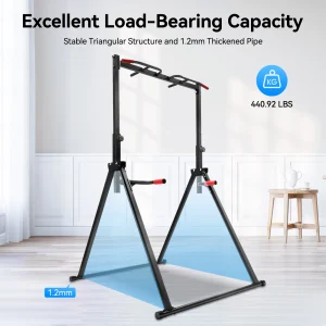 Adjustable Pull Up Bar Foldable Home Gym