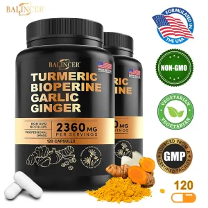 4-in-1 Turmeric and Garlic Supplements