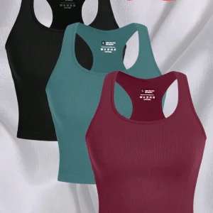 Design Spandex Fitness Top for Running Gym Workout