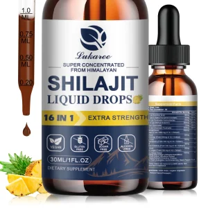 Lukaree Shilajit Drops with 85+ Trace Minerals