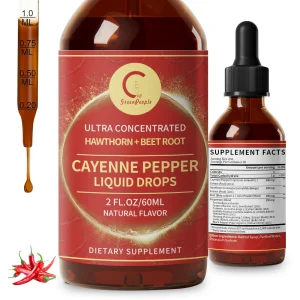 Organic Cayenne Pepper Drops 7-in-1 Complex