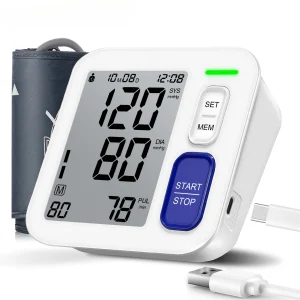 Automatic Sphygmomanometer with a Large Cuff for Upper Arms,